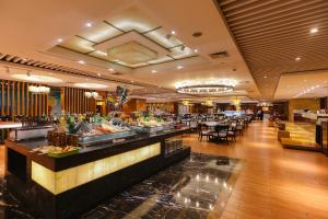 Restaurace v ubytování Wuhan Jin Jiang International Hotel