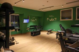 Fitness centrum a/nebo fitness zařízení v ubytování Hotel Corte Valier