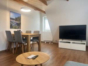 TV a/nebo společenská místnost v ubytování Apartment Lipno Hůrka