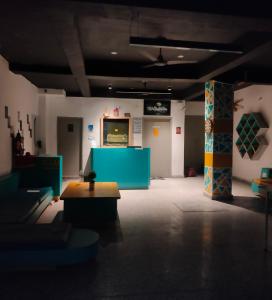 Χώρος καθιστικού στο Bunks And Bed