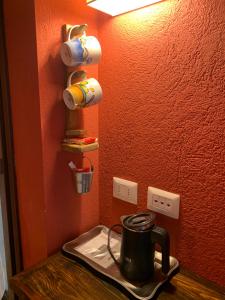 Kaffi- og teaðstaða á Rifugio Lilla