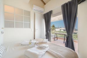 Ένα ή περισσότερα κρεβάτια σε δωμάτιο στο Nest luxury apartment +26 φωτογραφίες