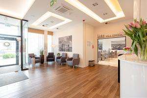 Χώρος καθιστικού στο Hotel Platan