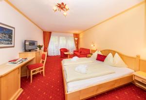 TV a/nebo společenská místnost v ubytování Berg & SPA Hotel Urslauerhof