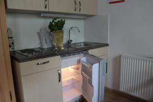 Küche/Küchenzeile in der Unterkunft Gästehaus Glaubenstein