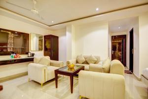 Ruang duduk di Hotel Krishna - By RCG Hotels, Centrally Located, New Delhi