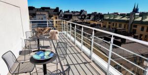 Balkón nebo terasa v ubytování Lapland Hotels Bulevardi