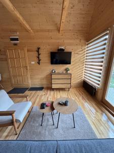 A television and/or entertainment centre at Apartman Lenka