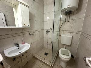 Koupelna v ubytování Guesthouse Apartments