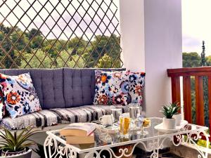 Casa Bianca Elegant House Near Beach的休息区