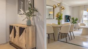 Posezení v ubytování VACATION MARBELLA I Puente Romano Modern Flat, Best location in town, Walk to the beach, Parking and Swimming Pool