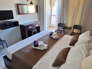 TV a/nebo společenská místnost v ubytování Castle Hotel