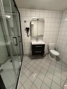 Koupelna v ubytování Guesthouse platinum centrum