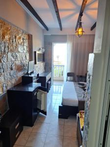 Kuchyň nebo kuchyňský kout v ubytování Castle Hotel