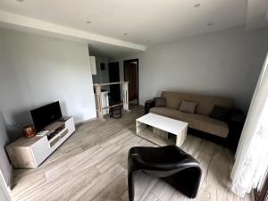 TV a/nebo společenská místnost v ubytování Guesthouse Apartments