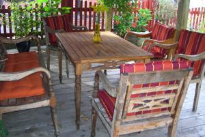 Restaurace v ubytování Ferienwohnung Radszys + 25 fotografií