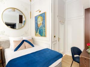 Posteľ alebo postele v izbe v ubytovaní Merveil - Luxury Suite - Louvre - Marcel III + 27 fotografií