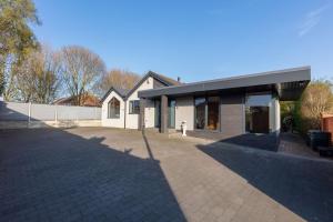 Bygningen som feriehuset ligger i