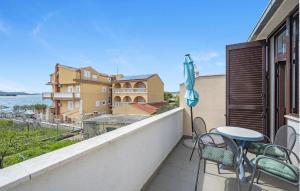 Balkón nebo terasa v ubytování 2 Bedroom Stunning Apartment In Vodice