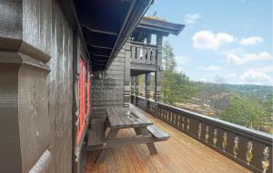 Μπαλκόνι ή βεράντα στο Stunning Home In Nissedal With Sauna