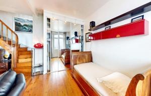 Posezení v ubytování 2 Bedroom Stunning Home In Quiberon