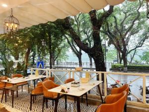 Ristorante o altro punto ristoro di Guilin O-LIVE Social Hotel -Riverside -Adjacent Elephant Hill -Pedestrian Street-Twin Towers-Mediterranean style