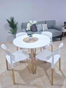 Posezení v ubytování Calido e impecable departamento en el centro de la ciudad + 7 fotografií