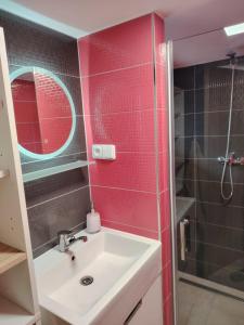 Koupelna v ubytování Apartmán LUKA 3