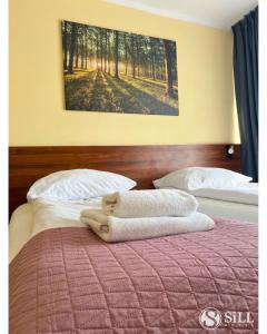 Postel nebo postele na pokoji v ubytování Hotel SiLL
