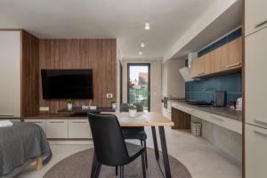 Kuchyňa alebo kuchynka v ubytovaní Balaton Flow Residence