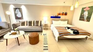 Qian's House Wanyu All-Suite Holiday Apartment休息區
