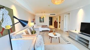 Qian's House Wanyu All-Suite Holiday Apartment電視和／或娛樂中心