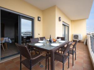 En balkon eller terrasse på Quinta das Palmeiras