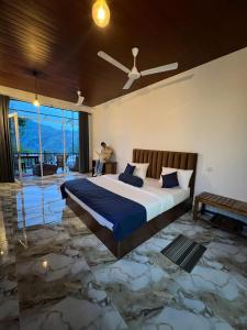 Letto o letti in una camera di Welcome Homestay