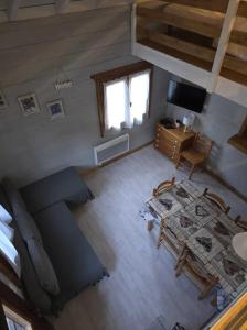Posezení v ubytování Chalet - Piscine - ccbbeag