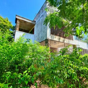 Baba Yaga Nest Beach Farm House في Gatunga: مبنى قديم به نافذة وأشجار +13 صورة