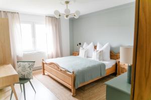 Postel nebo postele na pokoji v ubytování Feriennest Zehetbauer