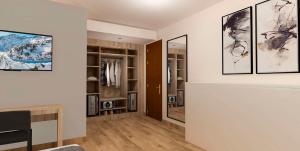 TV a/nebo společenská místnost v ubytování Hotel Cervol