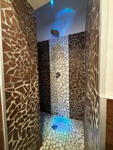 Koupelna v ubytování hotel glem