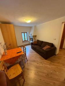 Posezení v ubytování Garnì Sella Cipriani