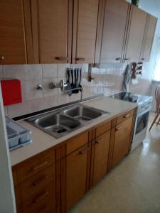 Kuchyň nebo kuchyňský kout v ubytování Apartment Zorec