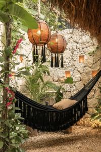Zahrada ubytování Luz de Luna Tulum Villa II