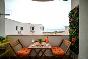 Balkón nebo terasa v ubytování Isula SeaView Apartments