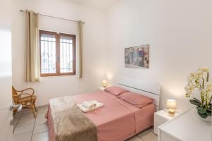 Letto o letti in una camera di Villa Narkive