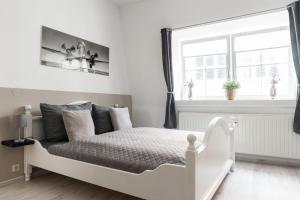 Posezení v ubytování SchaeBu! Apartment 4 Zentral Am Altmarkt