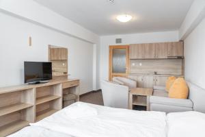 A television and/or entertainment centre at Hotel Toliar
