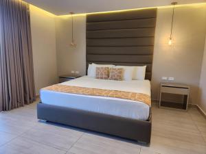 Hotel y Cabañas Covemar客房内的一张或多张床位