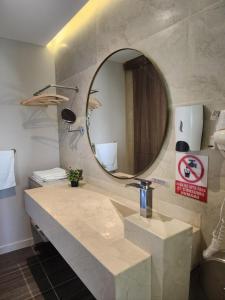 Hotel y Cabañas Covemar的一间浴室