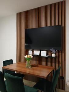 TV a/nebo společenská místnost v ubytování Vila Bela + 19 fotografií