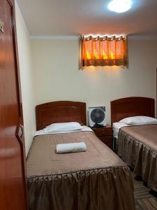Hotel lucero real客房内的一张或多张床位